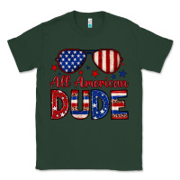 Sports Green All American dude Classic Tee - Neo Western