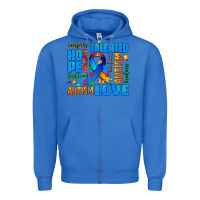 True Royal autism  words Zipper Hoodie - AdoDesignShop