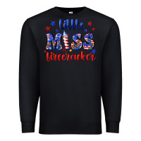 Black little miss firecracker Premium Sweatshirt - NancyCooperArtShop