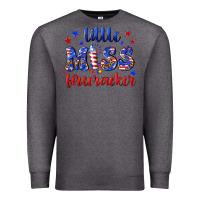 Charcoal Heather little miss firecracker Premium Sweatshirt - NancyCooperArtShop