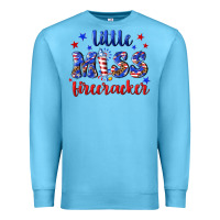 Ocean Blue little miss firecracker Premium Sweatshirt - NancyCooperArtShop