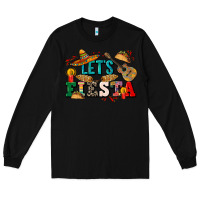 Black Let's fiesta Long Sleeve Tee - CTS Tumbler Store