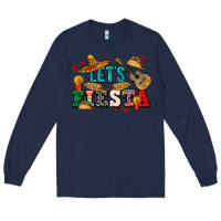 Navy Let's fiesta Long Sleeve Tee - CTS Tumbler Store