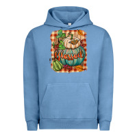 Pigment Pebble Blue Blessed Urban Hoodie - BundleAndBundleShop