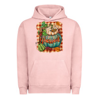 Pigment Salmon Blessed Urban Hoodie - BundleAndBundleShop