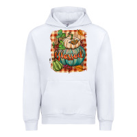 White Blessed Urban Hoodie - BundleAndBundleShop