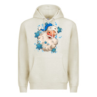 Oatmeal Heather winter christmas santa claus Premium Hoodie - MaliasSmallBusiness