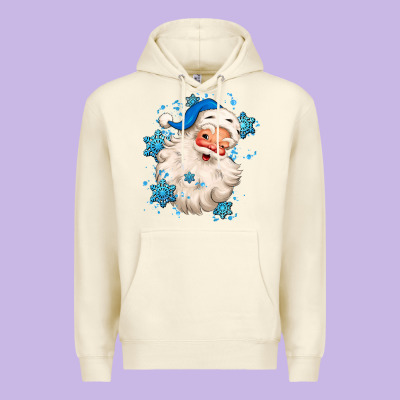 Winter Christmas Santa Claus Premium Hoodie Designed By Maliassmallbusiness