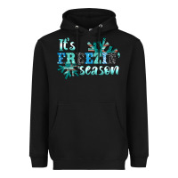 Black it's freezin' season Heavyweight Hoodie - AdoDesignShop