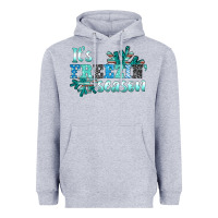 Heather Grey it's freezin' season Heavyweight Hoodie - AdoDesignShop
