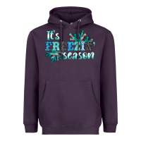Plum it's freezin' season Heavyweight Hoodie - AdoDesignShop