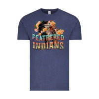 Vintage Denim feathered indians Vintage Tee - texasbilliewilder