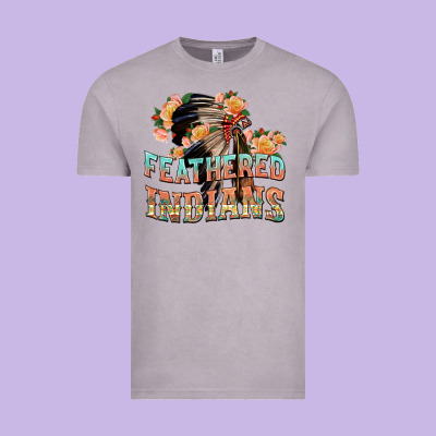 Feathered Indians Vintage Tee Designed By Texasbilliewilder