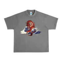 Tornado asian dragon and ocean waves Urban Heavy Tee - RanaPortraitStore