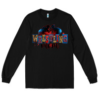Black wrestling mom Long Sleeve Tee - Zillion Design Studio