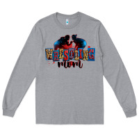 Heather Grey wrestling mom Long Sleeve Tee - Zillion Design Studio