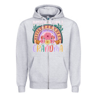 Heather Grey happiness is being a grandma Zipper Hoodie - JahusDesignShop