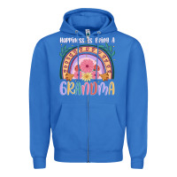 True Royal happiness is being a grandma Zipper Hoodie - JahusDesignShop