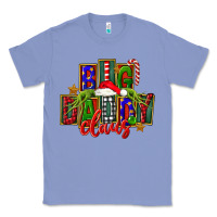 Colony Blue Christmas big daddy claus Classic Tee - FaDigitalArtStudio