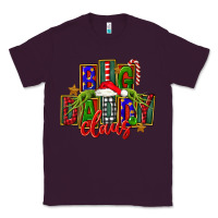 Plum Christmas big daddy claus Classic Tee - FaDigitalArtStudio