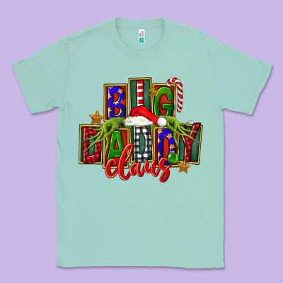 Christmas Big Daddy Claus Classic Tee Designed By Fadigitalartstudio