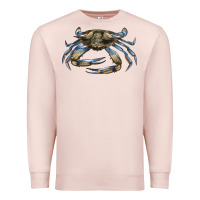 Pale Pink Crab Premium Sweatshirt - LillyAllenDesigns