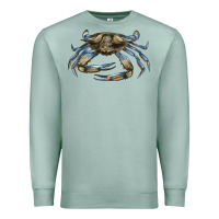 Seafoam Crab Premium Sweatshirt - LillyAllenDesigns