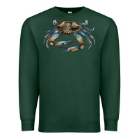 Sports Green Crab Premium Sweatshirt - LillyAllenDesigns