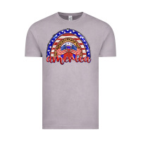 Vintage Zinc america rainbow Vintage Tee - BarkalooDesign