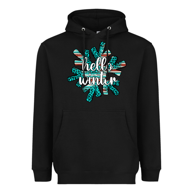 Hello Winter Heavyweight Hoodie by AdoDesignShop | Teevron