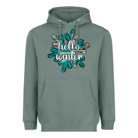 Sage hello winter Heavyweight Hoodie - AdoDesignShop
