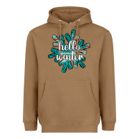 Toasted Coconut hello winter Heavyweight Hoodie - AdoDesignShop