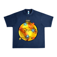 Navy christmas softball Urban Heavy Tee - Zillion Design Studio