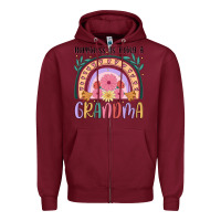 Happiness Is Being A Grandma Zipper Hoodie | Teevron