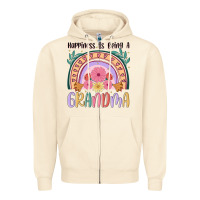 Sandshell happiness is being a grandma Zipper Hoodie - JahusDesignShop