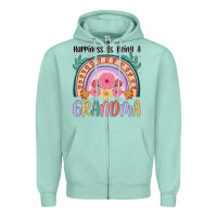 Seafoam happiness is being a grandma Zipper Hoodie - JahusDesignShop