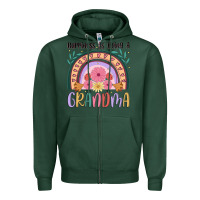 Sports Green happiness is being a grandma Zipper Hoodie - JahusDesignShop
