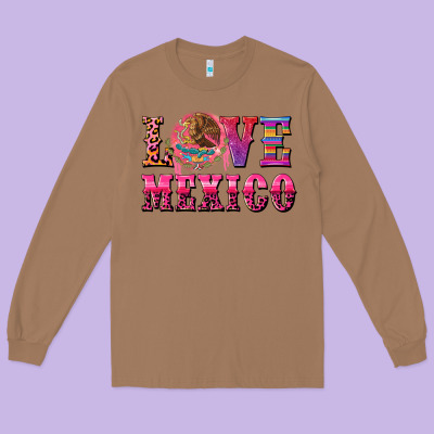 Love Mexico Long Sleeve Tee Designed By Cts Tumbler Store
