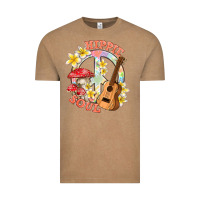 Vintage Coffee hippie soul with peace Vintage Tee - texasbilliewilder