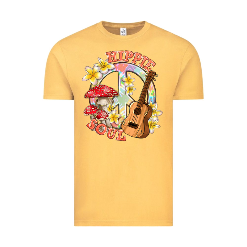 Hippie Soul With Peace Vintage Tee by texasbilliewilder | Teevron