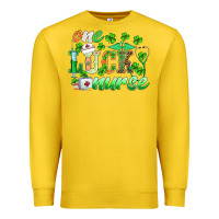 Lemon st.patricks one lucky nurse Premium Sweatshirt - BarkalooDesign