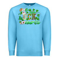 Ocean Blue st.patricks one lucky nurse Premium Sweatshirt - BarkalooDesign