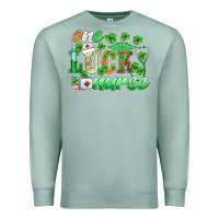 Seafoam st.patricks one lucky nurse Premium Sweatshirt - BarkalooDesign