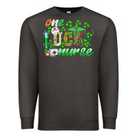 Smoke st.patricks one lucky nurse Premium Sweatshirt - BarkalooDesign