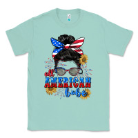 Seafoam All American Babe 4th of July Classic Tee - CowGirlArtShop