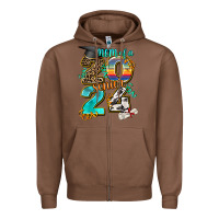 Chestnut 2024 graduate leopard Zipper Hoodie - AdoDesignShop