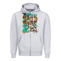 Heather Grey 2024 graduate leopard Zipper Hoodie - AdoDesignShop