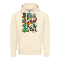 Sandshell 2024 graduate leopard Zipper Hoodie - AdoDesignShop