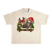 Sandshell Christmas donkeys Urban Heavy Tee - BarkalooDesign
