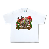 White Christmas donkeys Urban Heavy Tee - BarkalooDesign